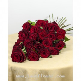 21 Red Roses Bouquet